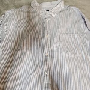 Classic Blue Striped Men's Shirt